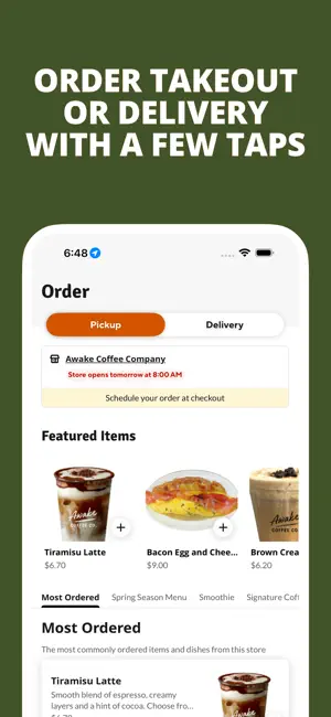 Awake Coffee Company screenshot 1