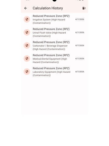Backflow Prev Plumb iPad screenshot