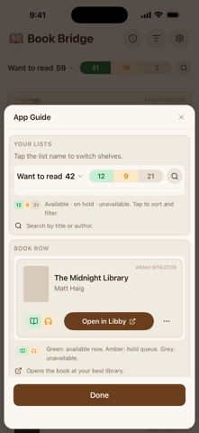 Book Bridge Library Search Screenshot 6 of 8