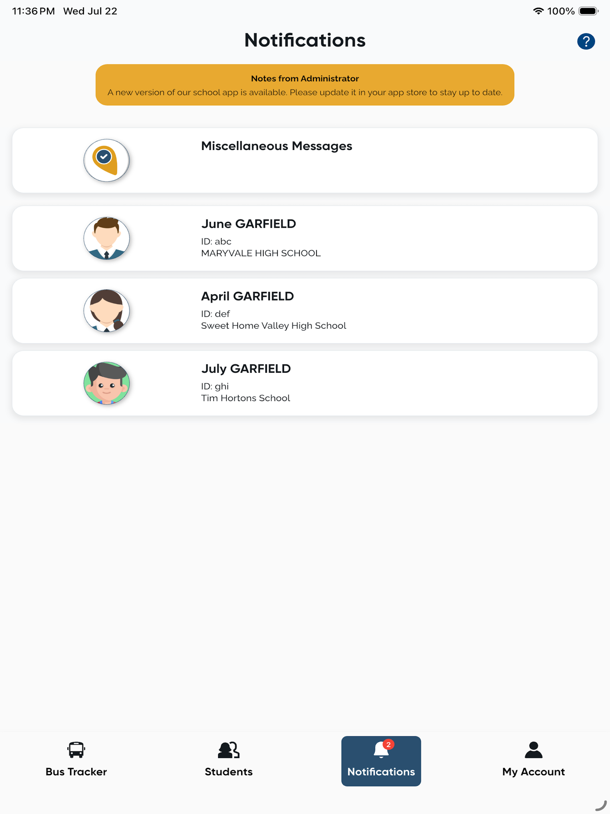 EZArrival: K12 Transportation screenshot 11