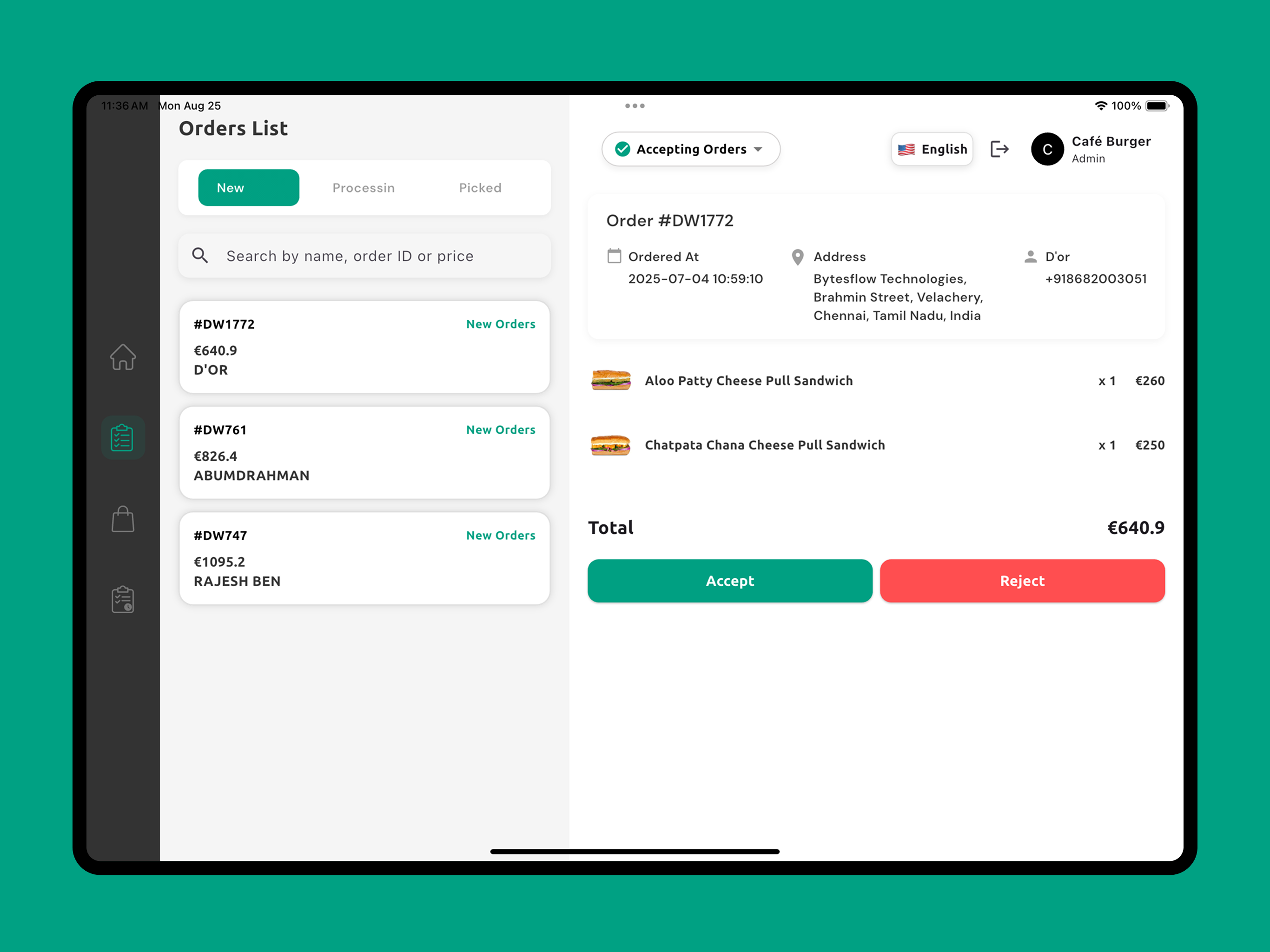 DeliWare - Orders screenshot 11