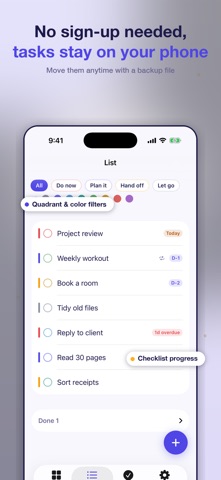 Peekdo: Lock Screen To-Do List Screenshot 4 of 5