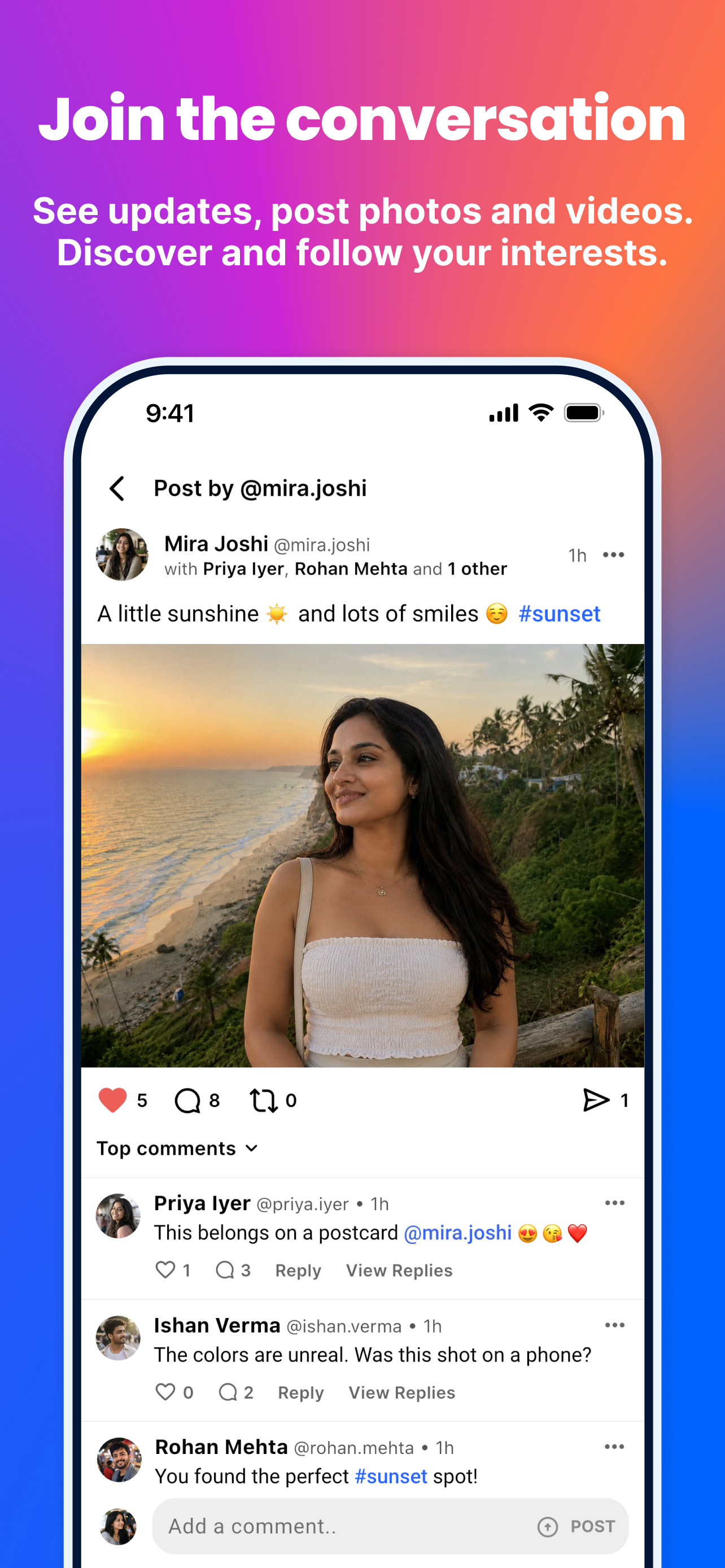 Glimpses: Social Network