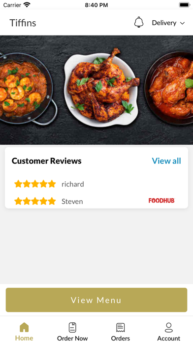 Tiffins Guildford Screenshot