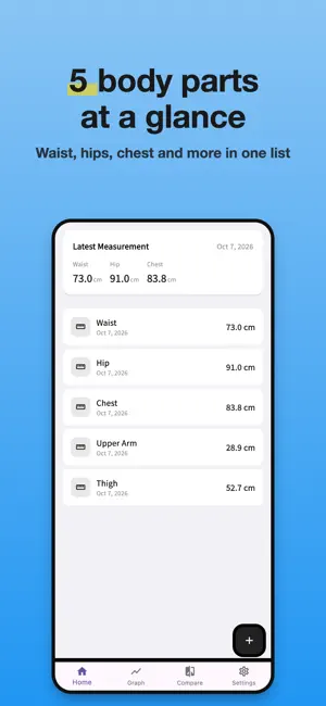 Body Snap – Size & Photo Track screenshot 2