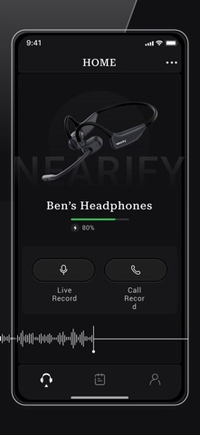 Nearify - Rec Trans Summ iPhone screenshot