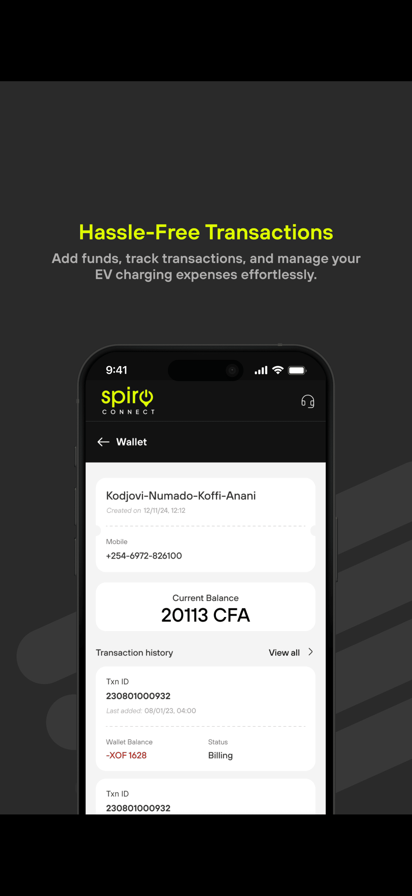 Spiro Connect - Consumer
