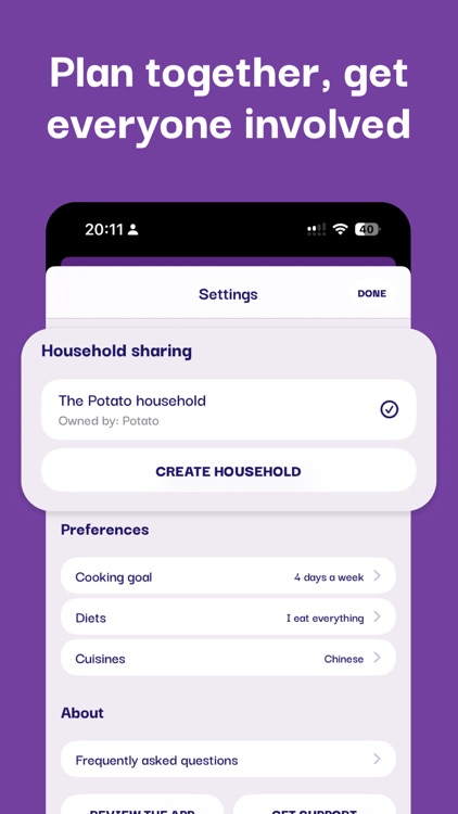 Menu planner - OH, a potato! screenshot-8