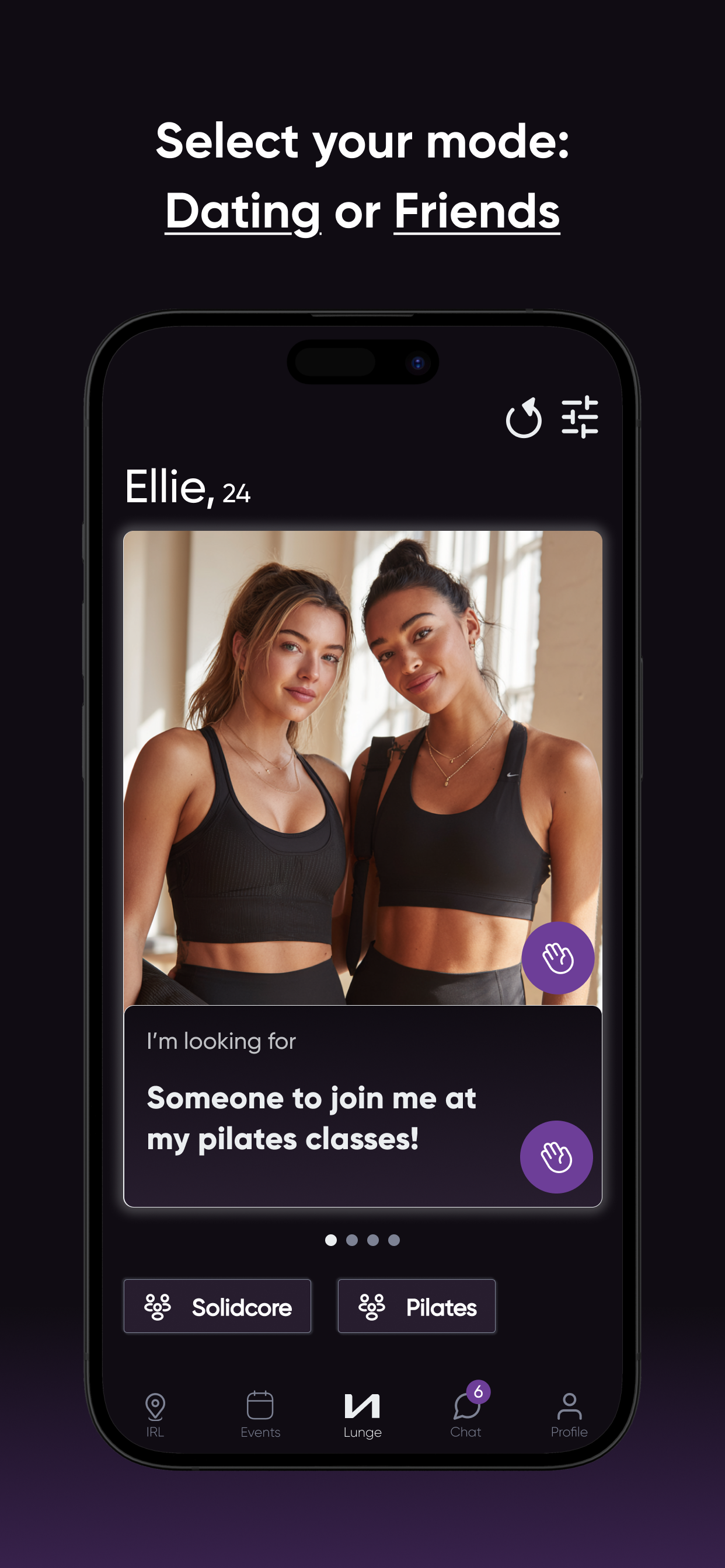 Lunge: IRL Fitness Dating