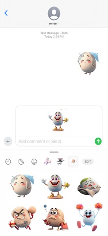 弹跳鹅卵石贴纸 screenshot