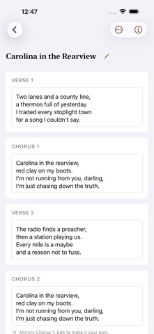 Bellows Creative Writing Tools Screenshot 3 of 6