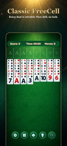 Freecell Solitaire! Screenshot 1 of 5