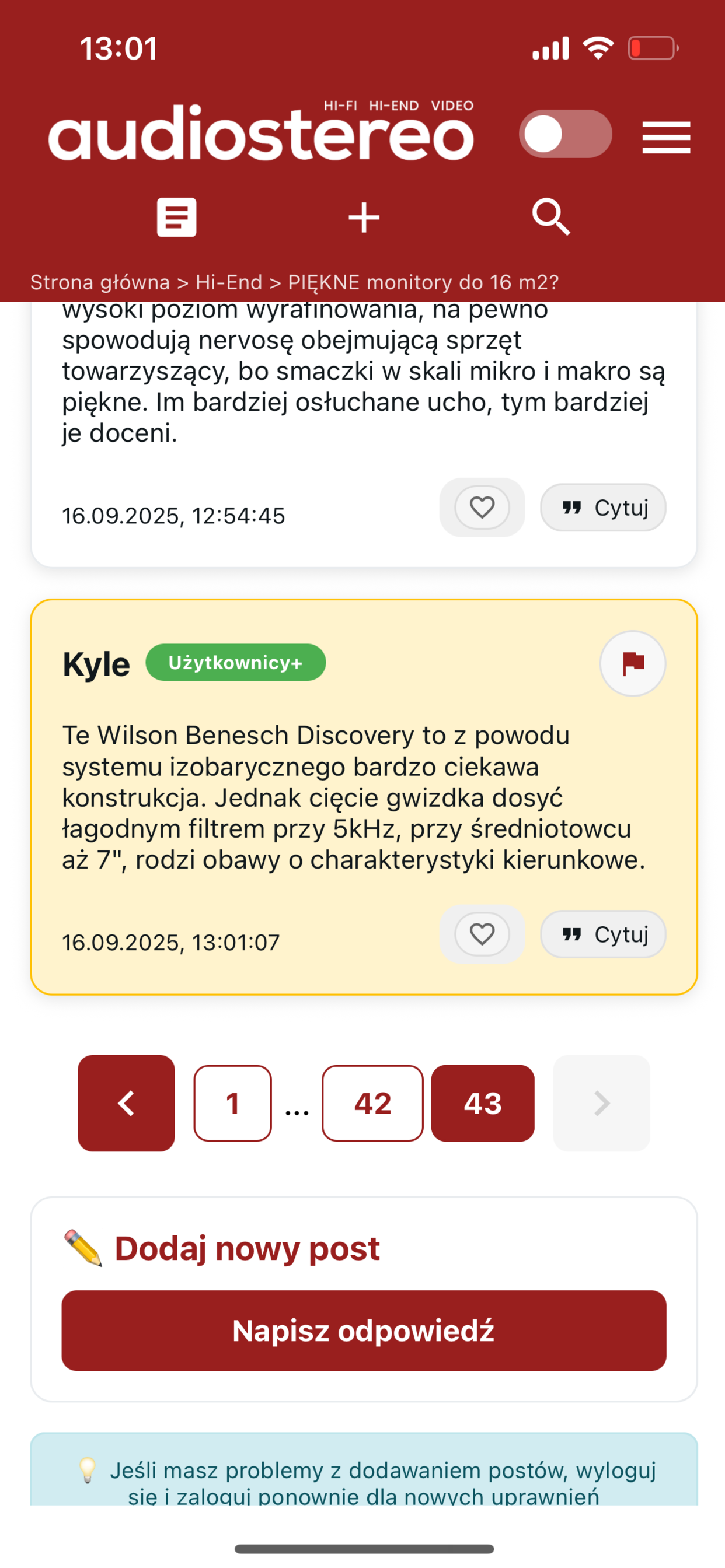 Forum Audiostereo.pl screenshot 8