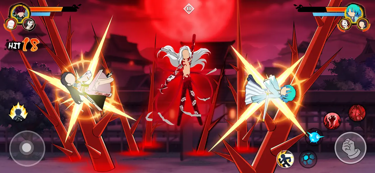 Stick Demon Fight: Shadow War gameplay screenshot 2
