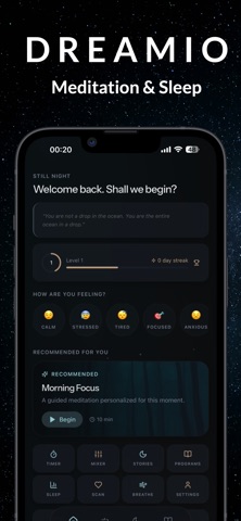 Meditation & Sleep - Dreamio screenshot