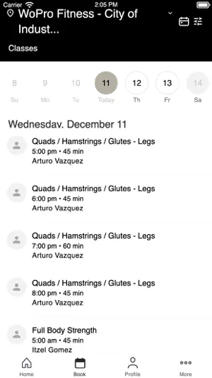 WoPro Fitness screenshot 2