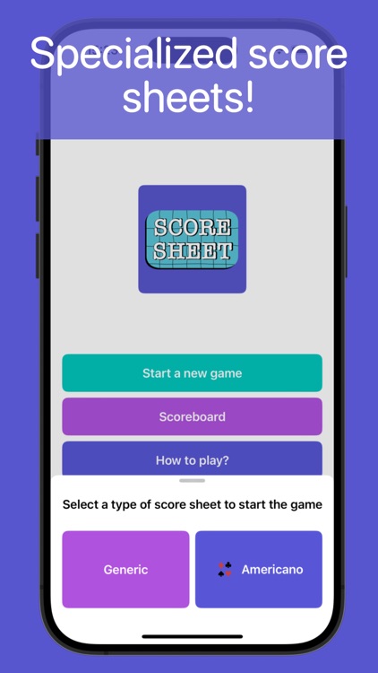 Score Tracker for Games