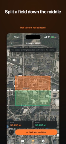 Acrely: GPS Field Area Measure iPhone screenshot
