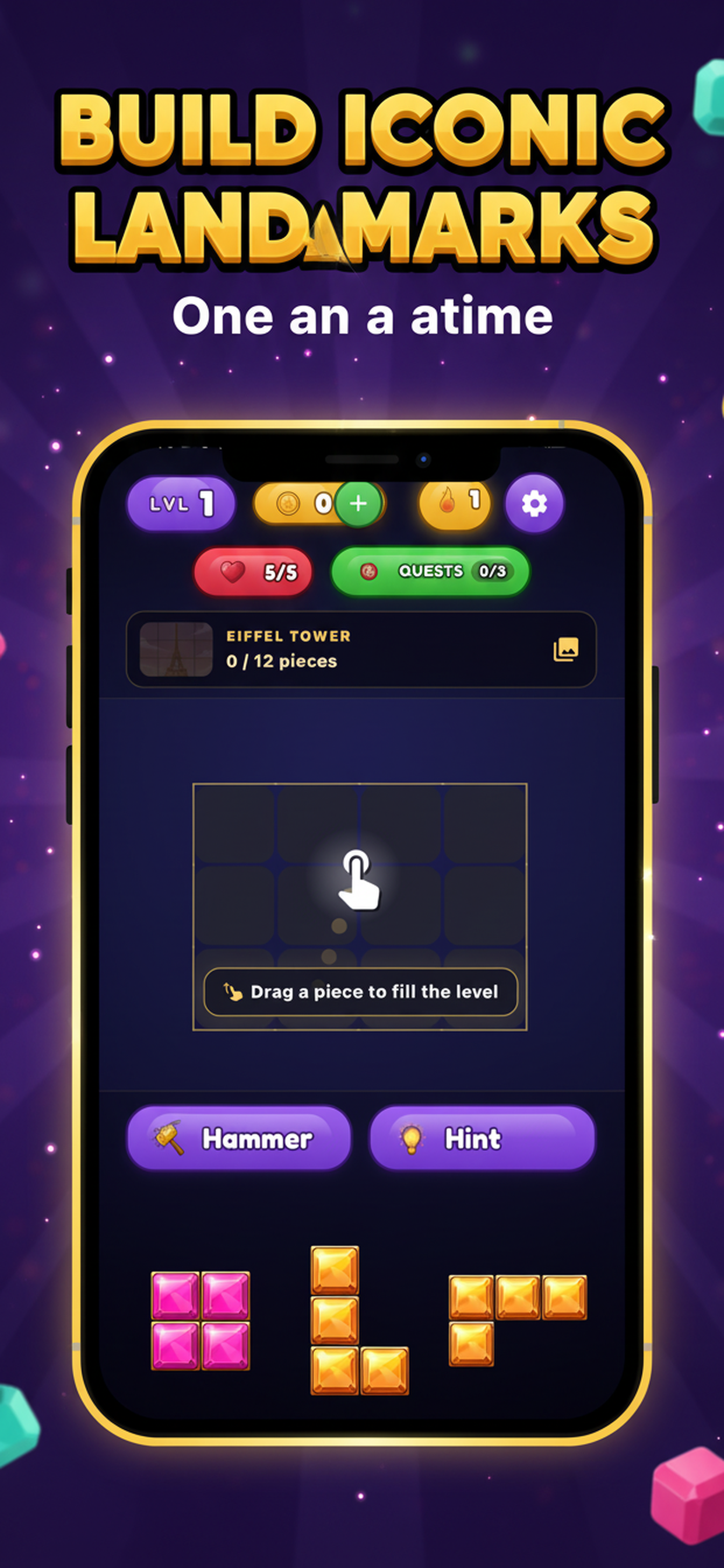 Block Crush: Brain Puzzle screenshot 3