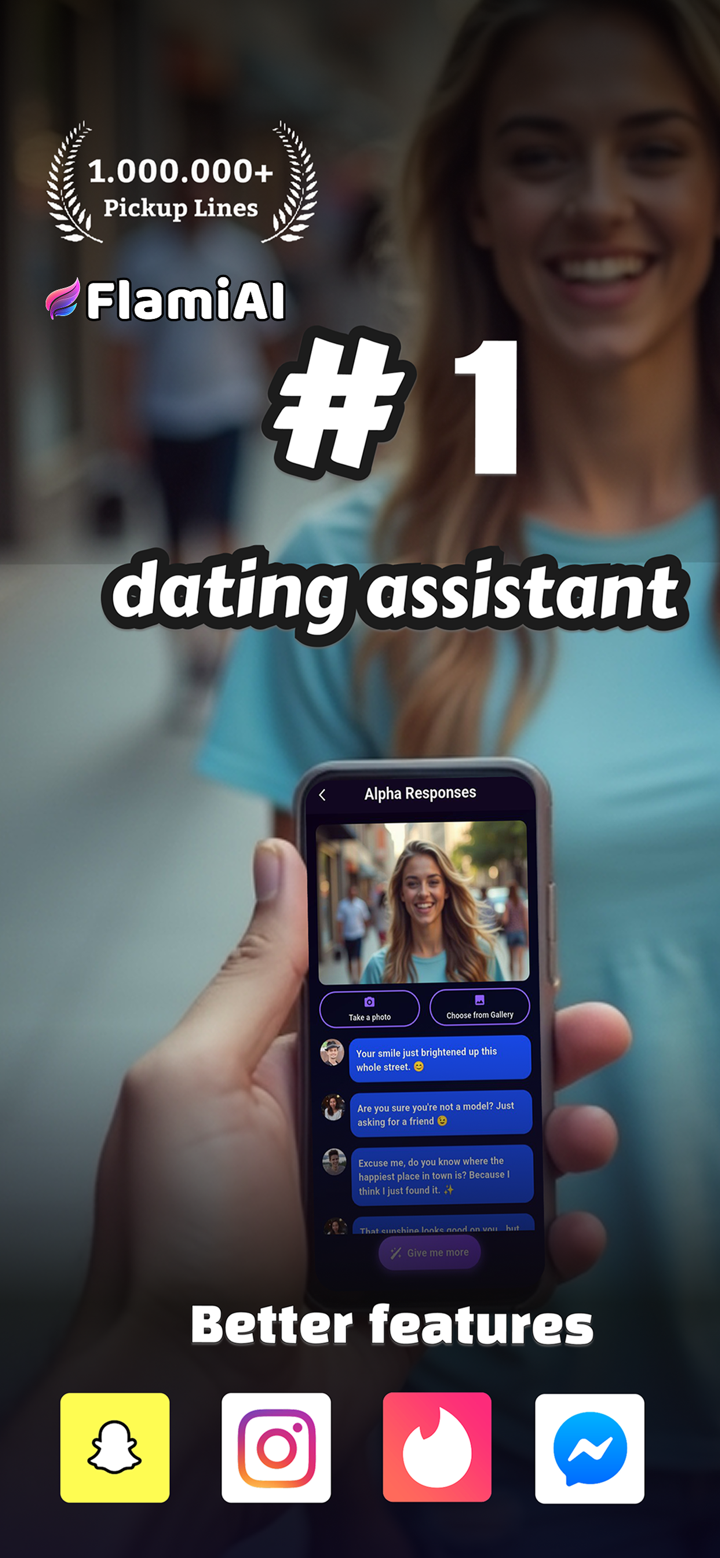 Flami AI: Texting and Glow Up screenshot 1