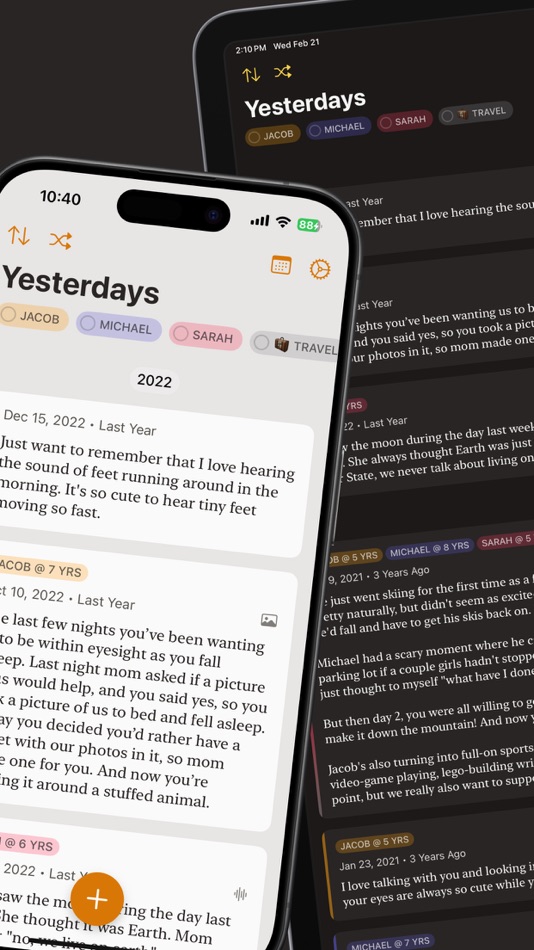 #8. Yesterdays: Memory Journal (iOS) 由: Here & Co.