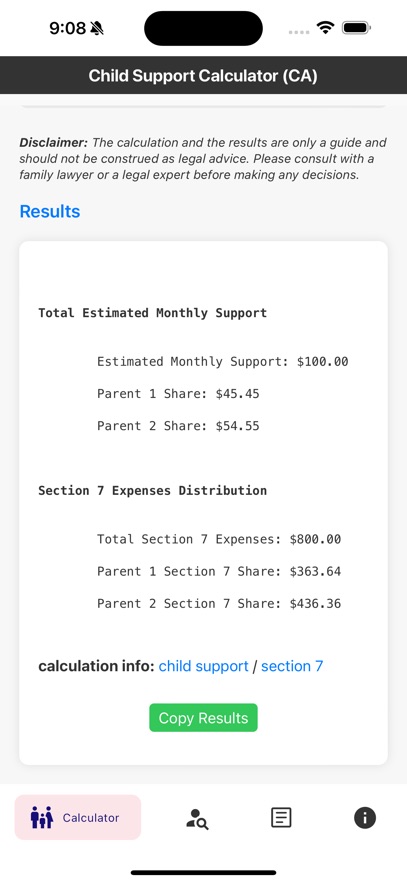 Child Support Calculator (CA)