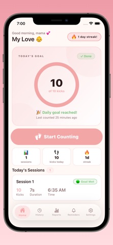 Baby Kick Counter - Kick Log screenshot