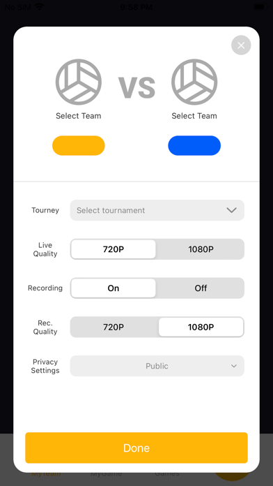 ScoreLive Volleyball Screenshot 3 of 10