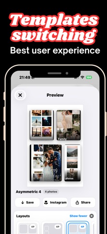 Collage Maker - CollageMAX iPhone screenshot