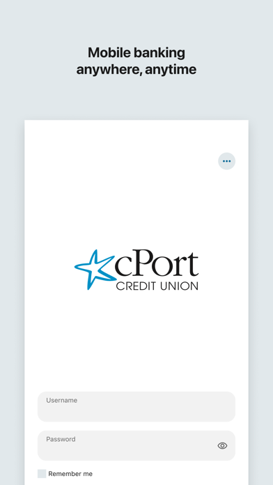 cPort Credit Union Screenshot