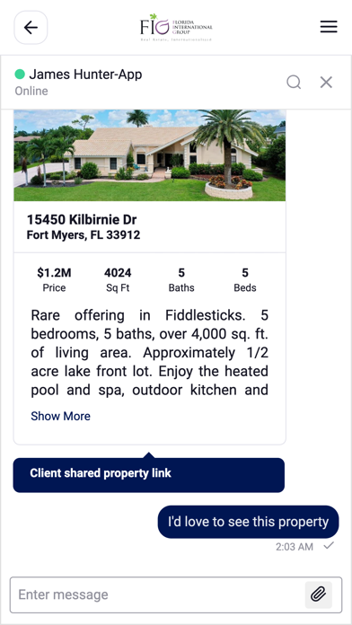Florida International Group Screenshot