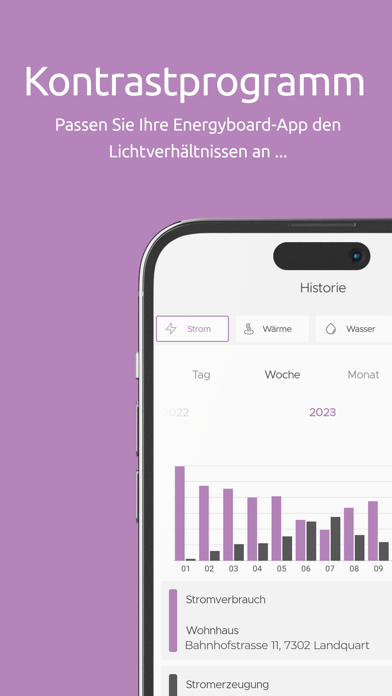 ENERGYBOARD Kundenportal Screenshot