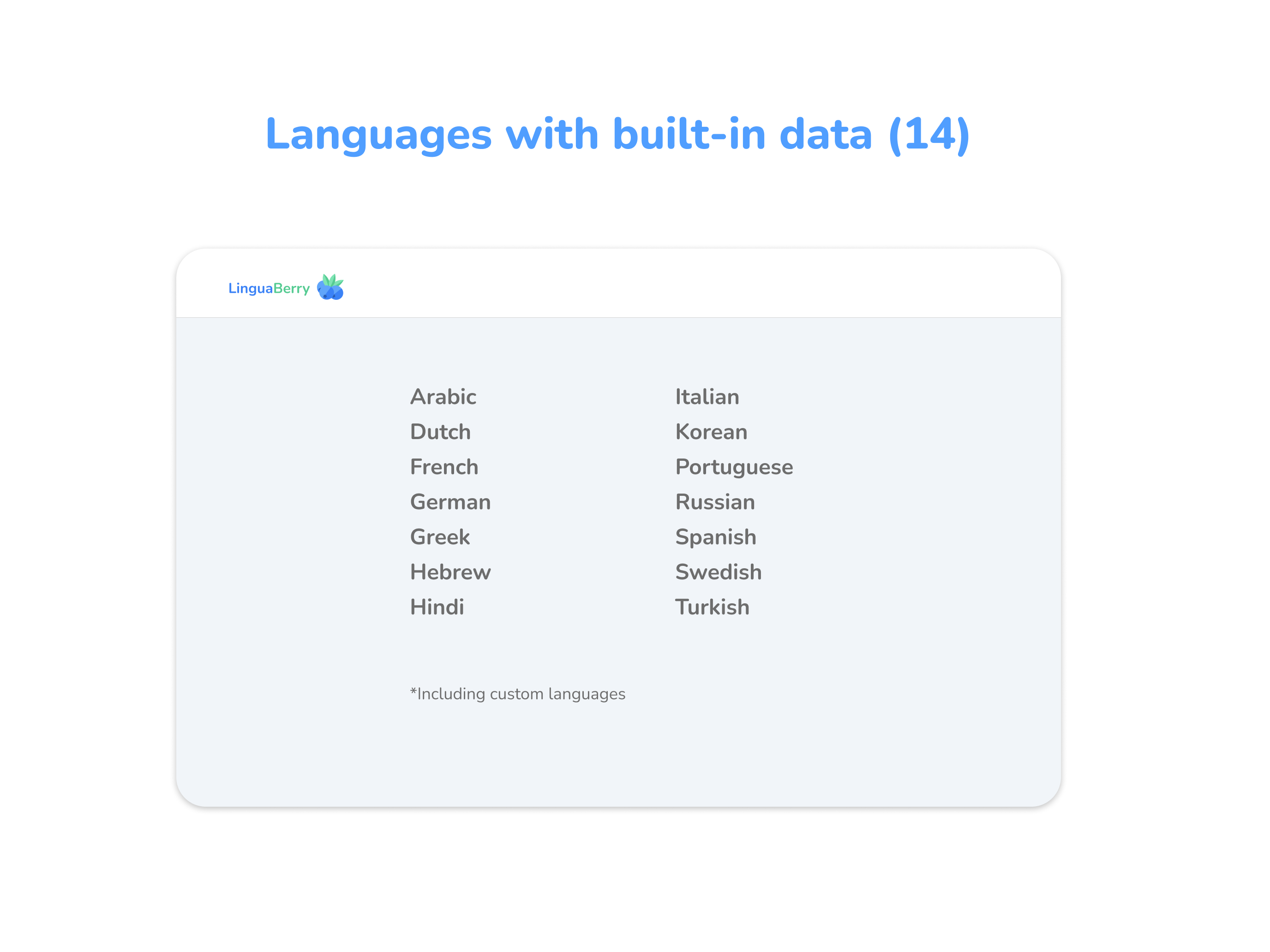 LinguaBerry