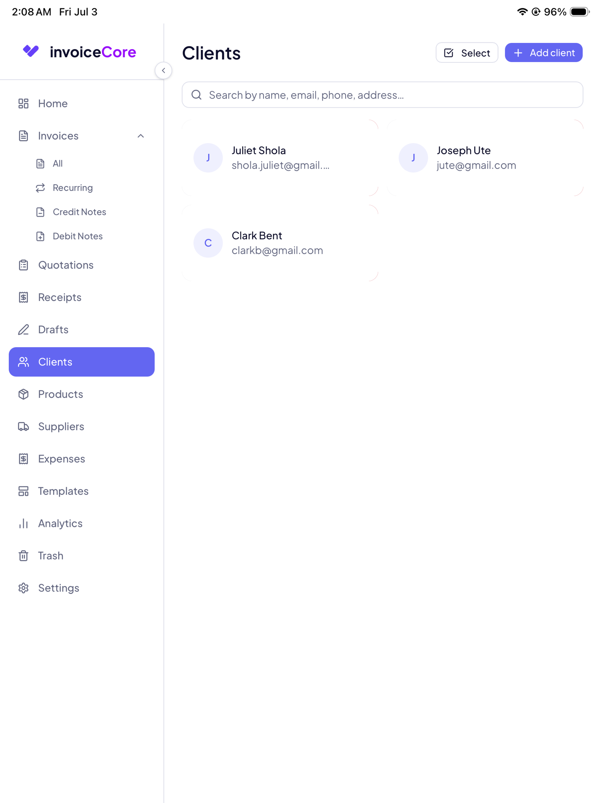 InvoiceCore screenshot 7