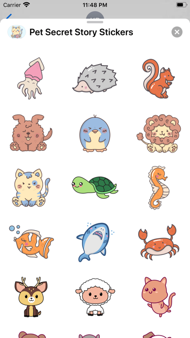Screenshot #3 pour Pet Secret Story Stickers