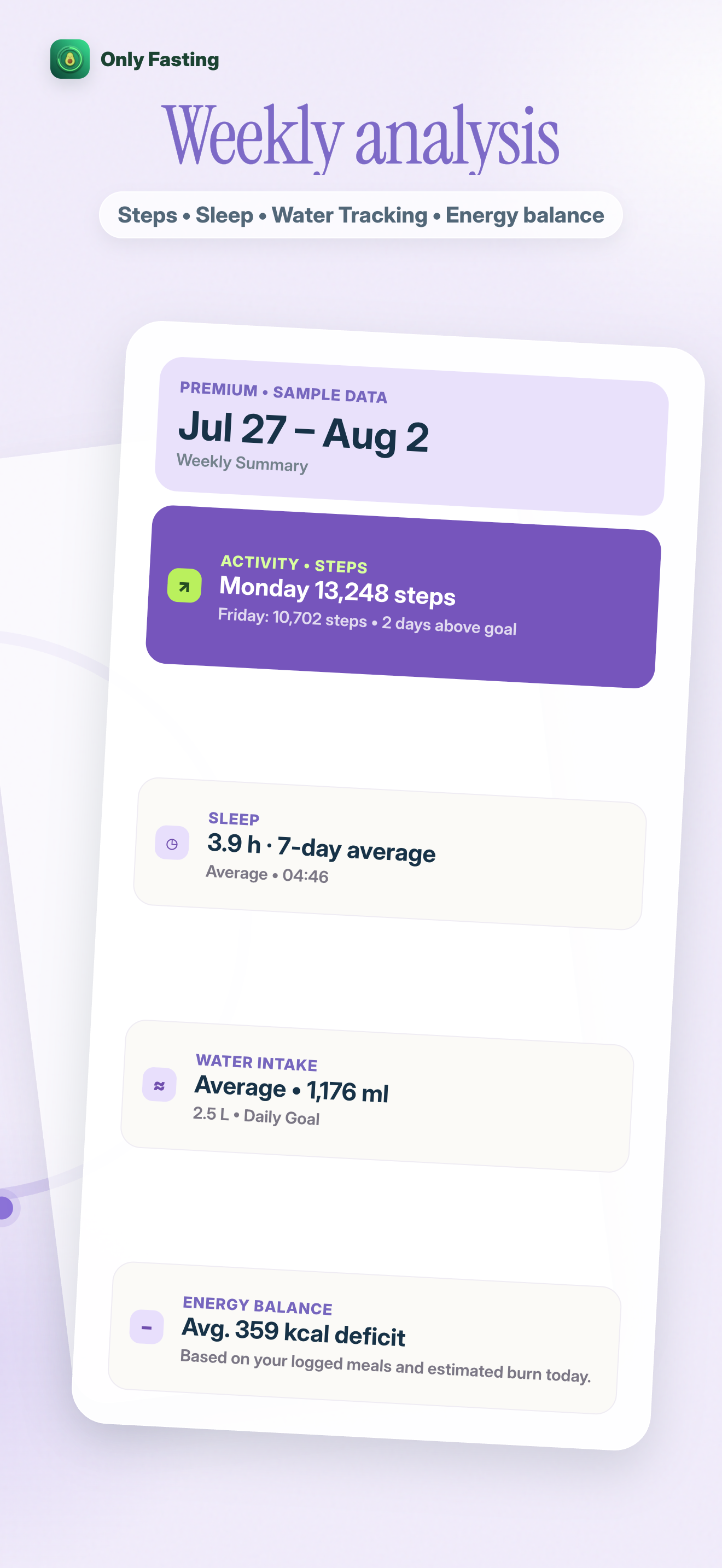 Only Fasting: IF & Calorie AI screenshot 7