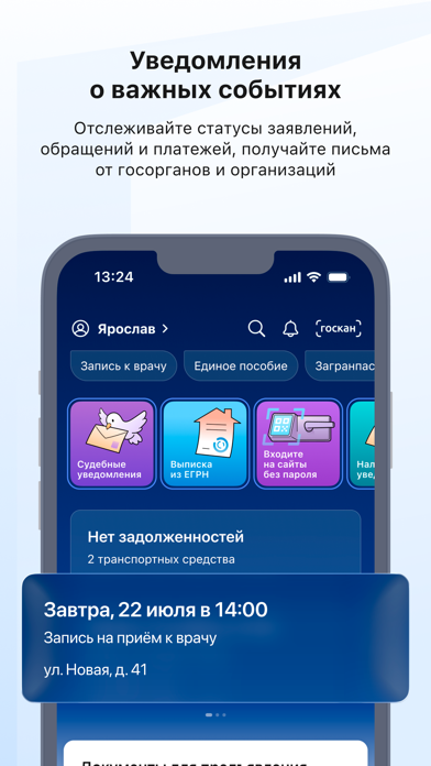 Госуслуги iPhone screenshot 5 - Productivity app
