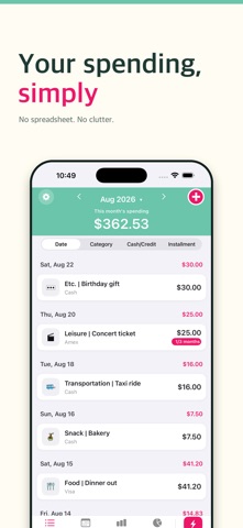 Hinakko: Expense Manager Screenshot 1 of 8