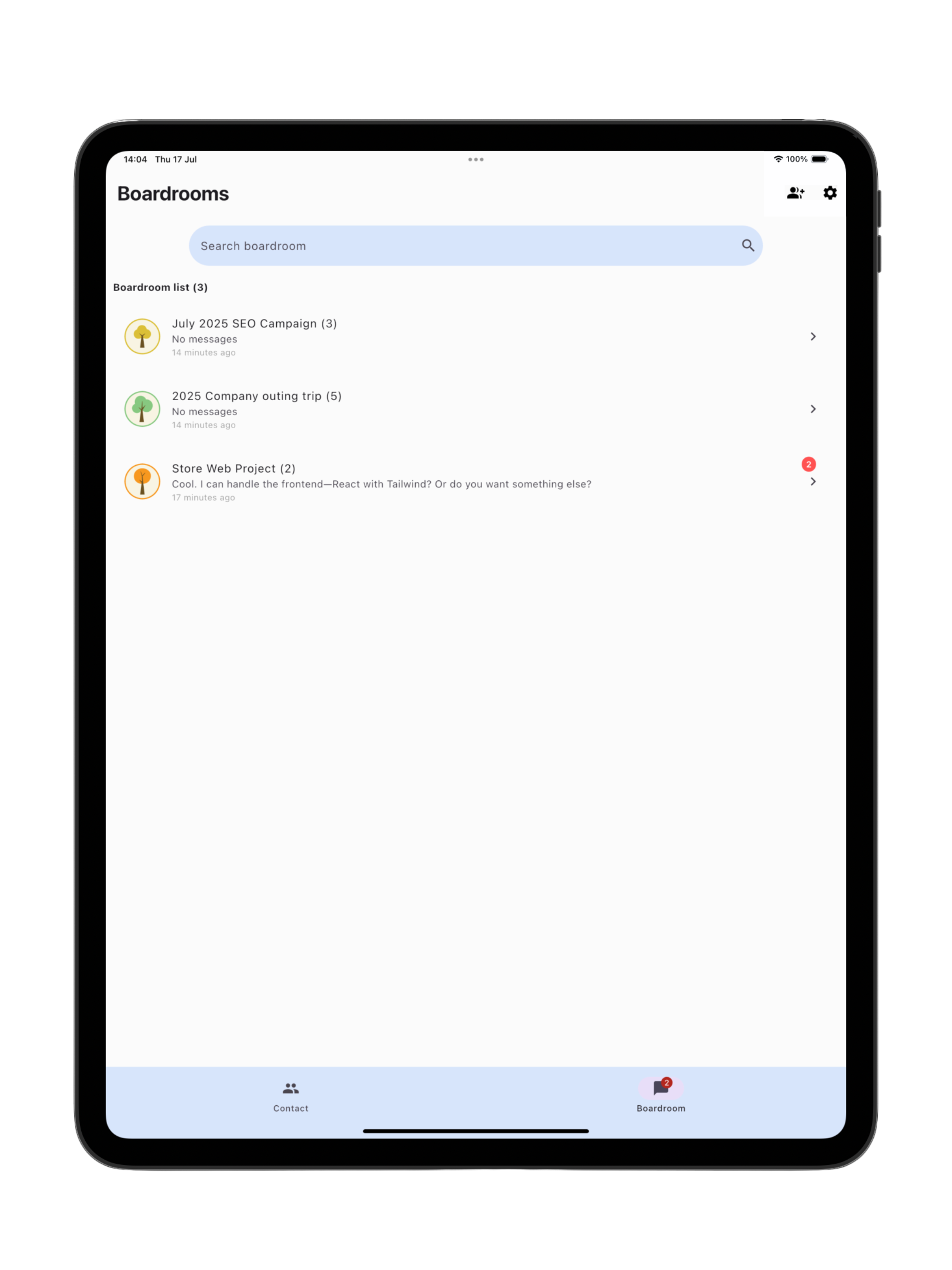SabaiChat screenshot 8