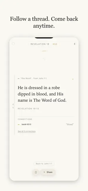 John 1:1 Cross Reference Bible screenshot 4