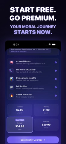 Daily Verdict iPhone screenshot