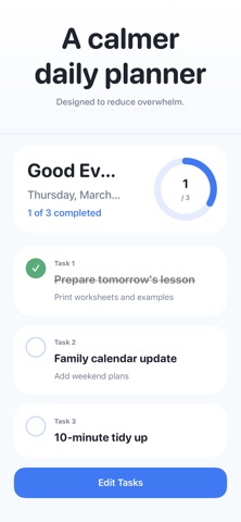 ThreeToDoDaily screenshot