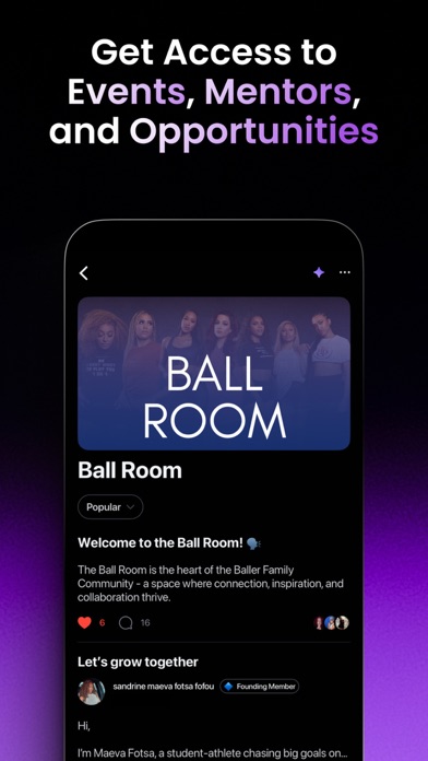 Baller Family iPhone screenshot 4 - Social Networking app