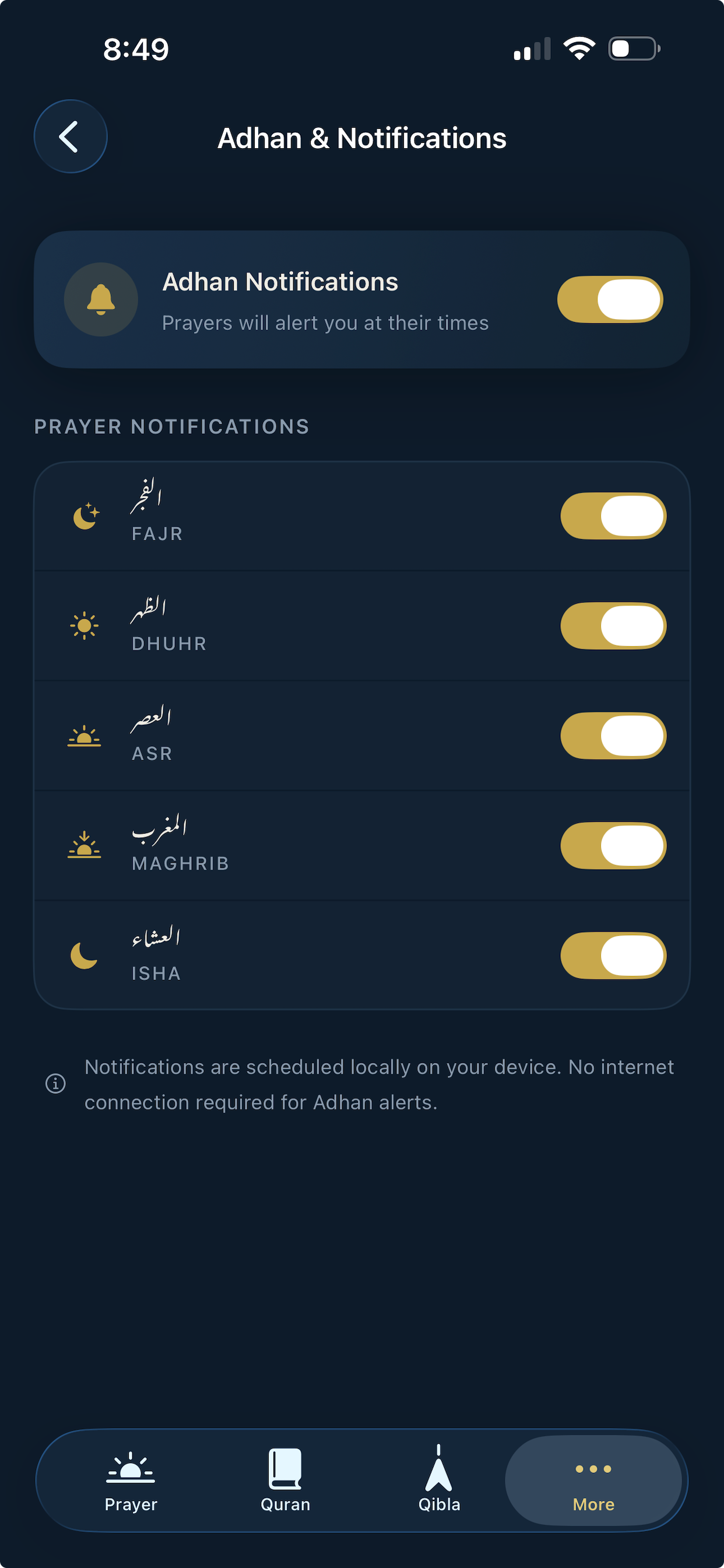 Noor - Quran & Prayer Times