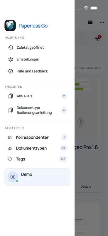 Paperless Go fur Paperless-ngx screenshot 1 of 8