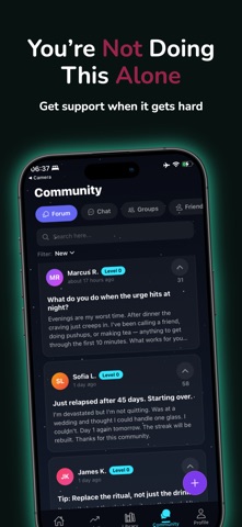 OFFSwitch: Drink Less or Quit iPhone screenshot