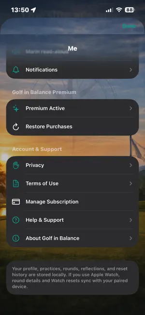Golf in Balance screenshot 1