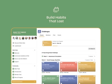 Built to Thrive iPad screenshot