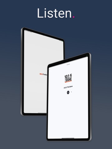102.5 The Bone: Real Raw Radio iPad screenshot