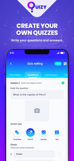 Quizy - Play & create quizzes screenshot 3